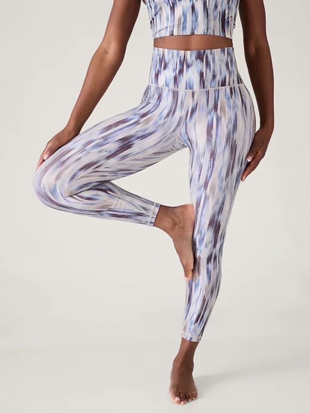 Athleta Elation Ultra‎ High Rise 7/8 Leggings Abstract Print XS